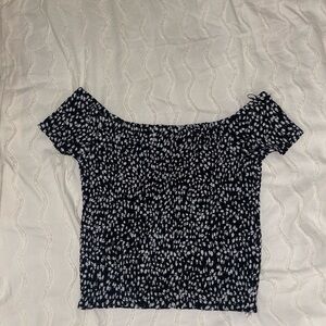 Dynamite Off The Shoulder Crop Top